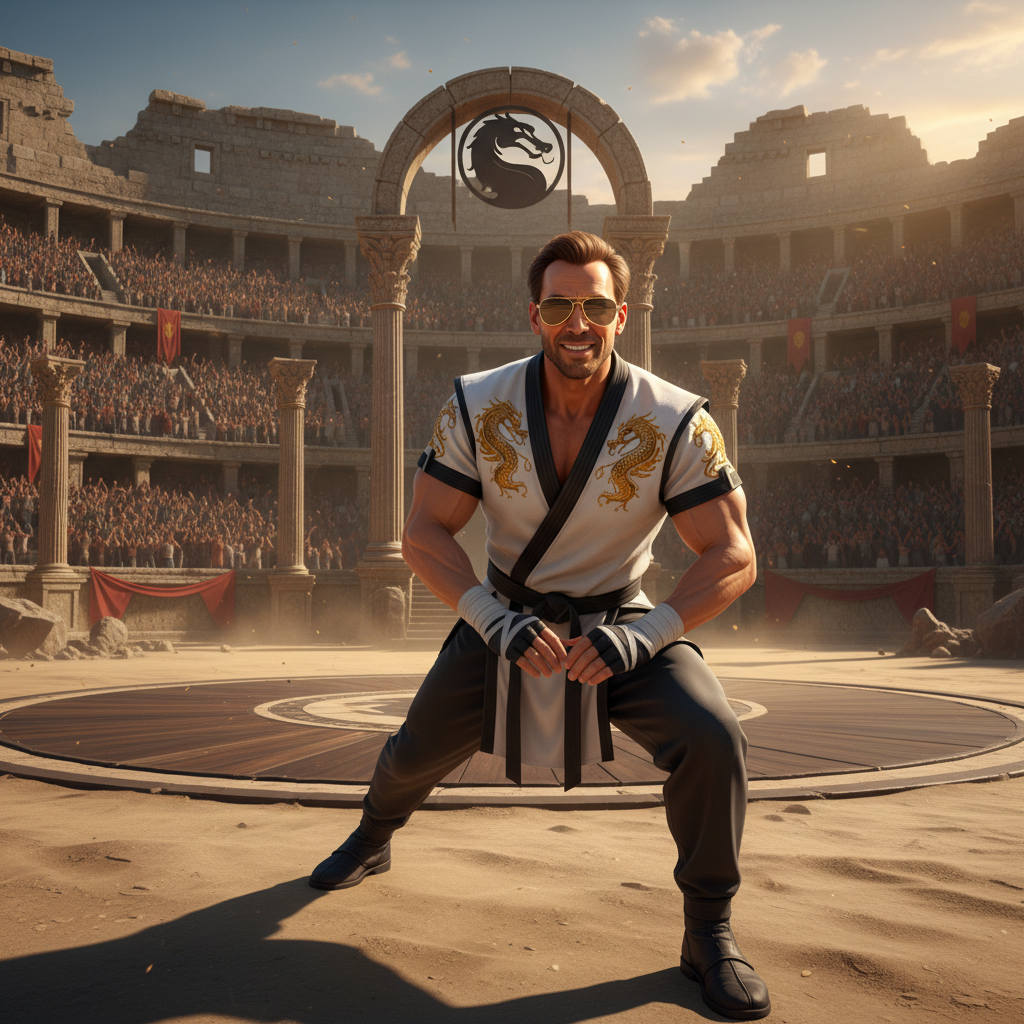 Karl Urban Brings Raw Charisma to Johnny Cage in MK II