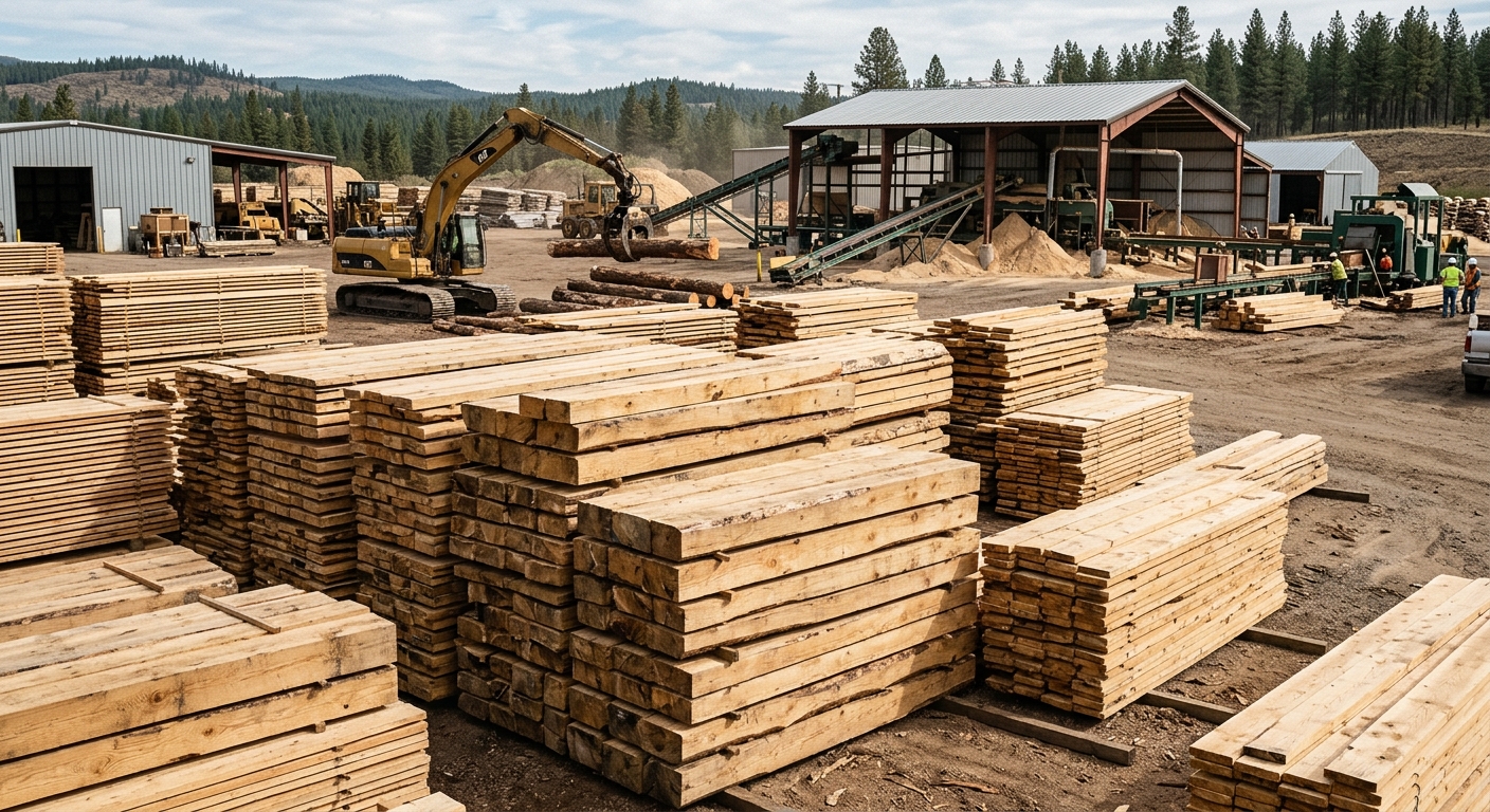 Alberta’s Lumber Production Declines in April Amid Industry Headwinds